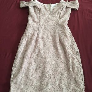 Lace Charlotte Russe mauve dress